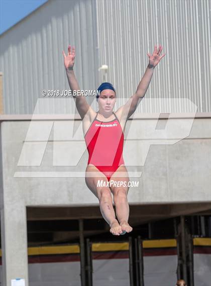 Thumbnail 2 in CIF Girls Diving Championships photogallery.