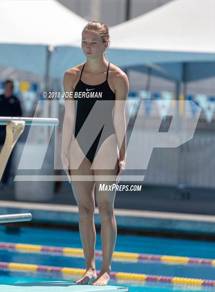 Thumbnail 2 in CIF Girls Diving Championships photogallery.