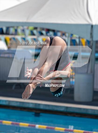 Thumbnail 2 in CIF Girls Diving Championships photogallery.