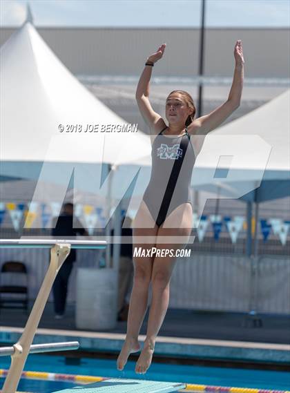 Thumbnail 2 in CIF Girls Diving Championships photogallery.