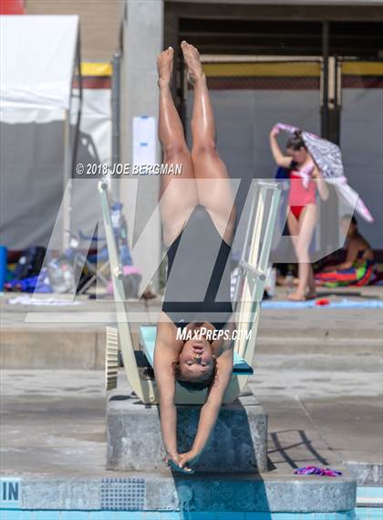 Thumbnail 2 in CIF Girls Diving Championships photogallery.