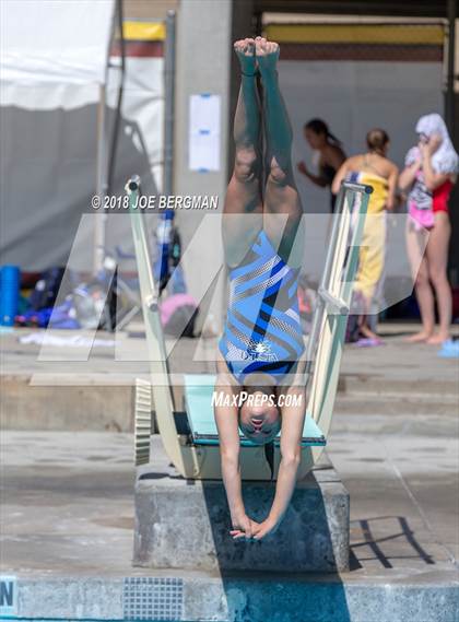 Thumbnail 3 in CIF Girls Diving Championships photogallery.