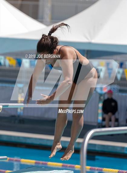 Thumbnail 1 in CIF Girls Diving Championships photogallery.