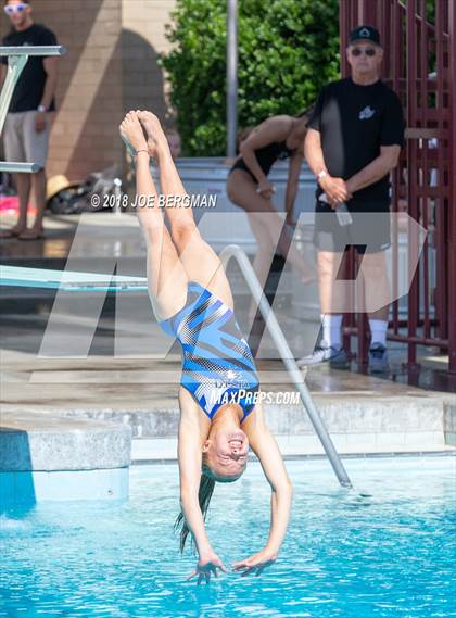 Thumbnail 1 in CIF Girls Diving Championships photogallery.