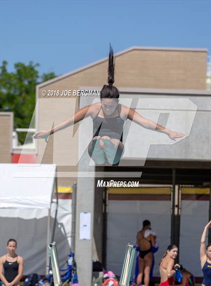 Thumbnail 2 in CIF Girls Diving Championships photogallery.