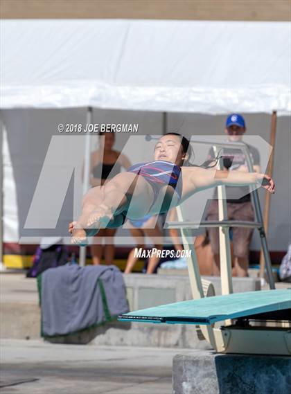 Thumbnail 3 in CIF Girls Diving Championships photogallery.