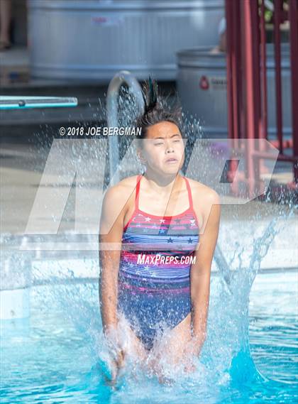 Thumbnail 1 in CIF Girls Diving Championships photogallery.