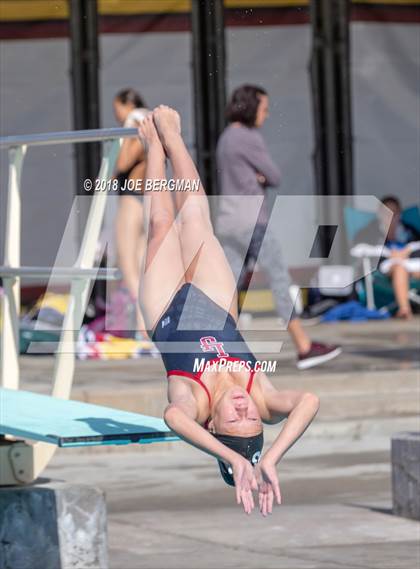 Thumbnail 3 in CIF Girls Diving Championships photogallery.