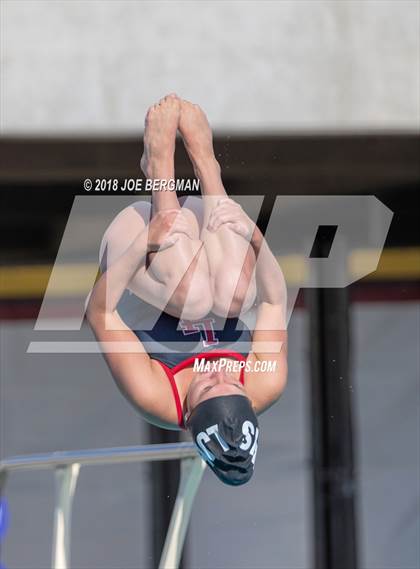 Thumbnail 1 in CIF Girls Diving Championships photogallery.