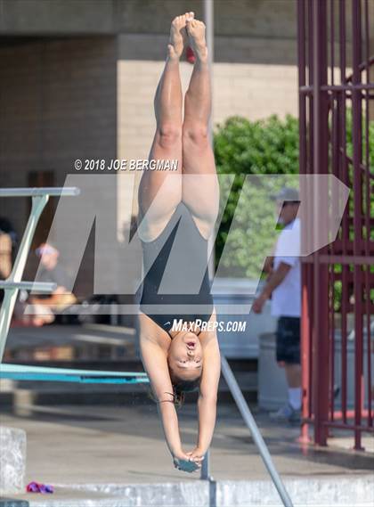 Thumbnail 1 in CIF Girls Diving Championships photogallery.