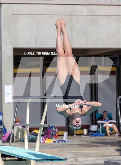 Thumbnail 1 in CIF Girls Diving Championships photogallery.