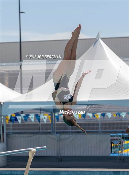 Thumbnail 3 in CIF Girls Diving Championships photogallery.