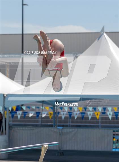 Thumbnail 3 in CIF Girls Diving Championships photogallery.