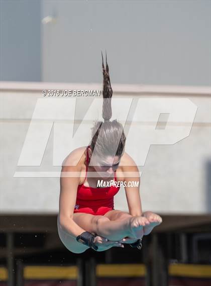 Thumbnail 1 in CIF Girls Diving Championships photogallery.