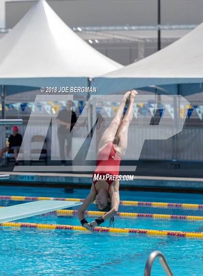 Thumbnail 2 in CIF Girls Diving Championships photogallery.