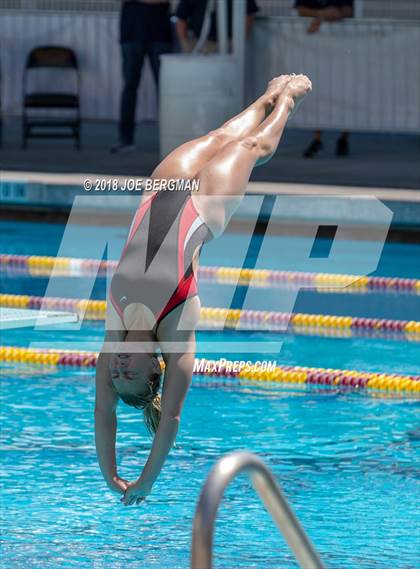 Thumbnail 1 in CIF Girls Diving Championships photogallery.