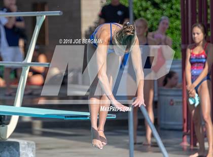 Thumbnail 2 in CIF Girls Diving Championships photogallery.