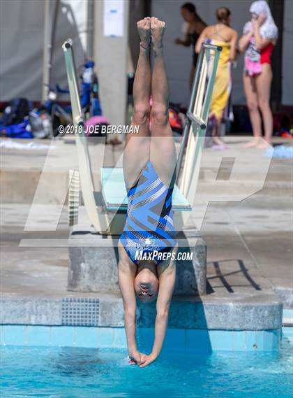 Thumbnail 1 in CIF Girls Diving Championships photogallery.