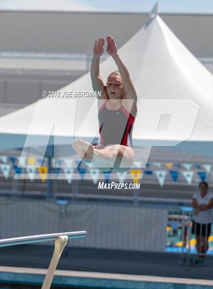 Thumbnail 3 in CIF Girls Diving Championships photogallery.