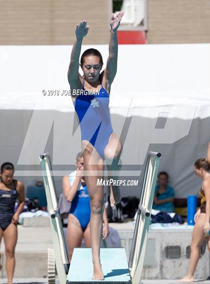 Thumbnail 2 in CIF Girls Diving Championships photogallery.