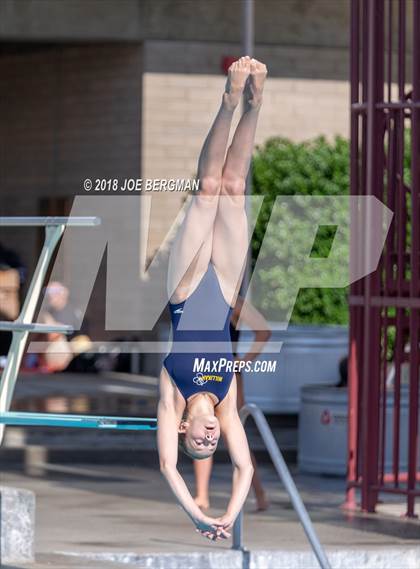 Thumbnail 2 in CIF Girls Diving Championships photogallery.