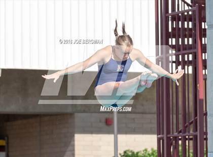 Thumbnail 2 in CIF Girls Diving Championships photogallery.