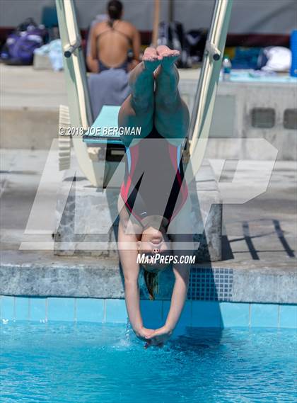 Thumbnail 2 in CIF Girls Diving Championships photogallery.