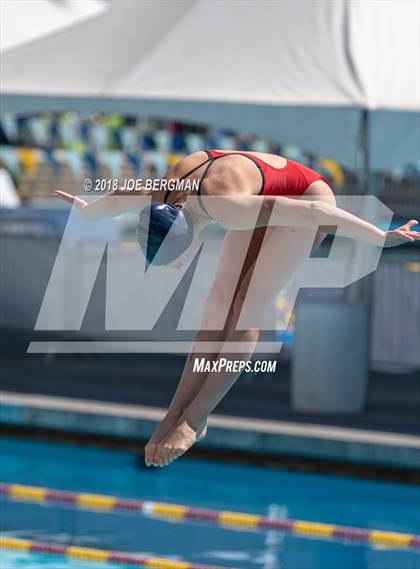 Thumbnail 2 in CIF Girls Diving Championships photogallery.