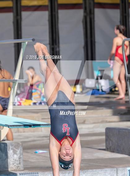 Thumbnail 3 in CIF Girls Diving Championships photogallery.