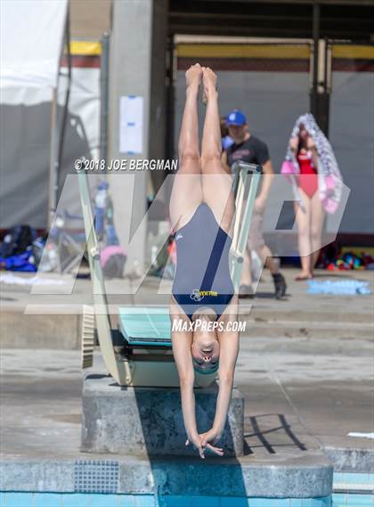 Thumbnail 2 in CIF Girls Diving Championships photogallery.