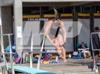 Thumbnail 2 in CIF Girls Diving Championships photogallery.