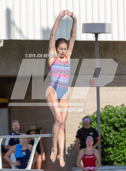 Thumbnail 3 in CIF Girls Diving Championships photogallery.
