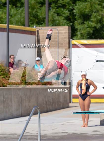 Thumbnail 1 in CIF Girls Diving Championships photogallery.