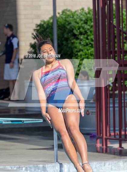 Thumbnail 2 in CIF Girls Diving Championships photogallery.