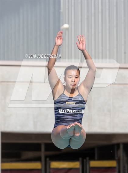 Thumbnail 3 in CIF Girls Diving Championships photogallery.