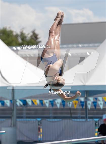 Thumbnail 2 in CIF Girls Diving Championships photogallery.