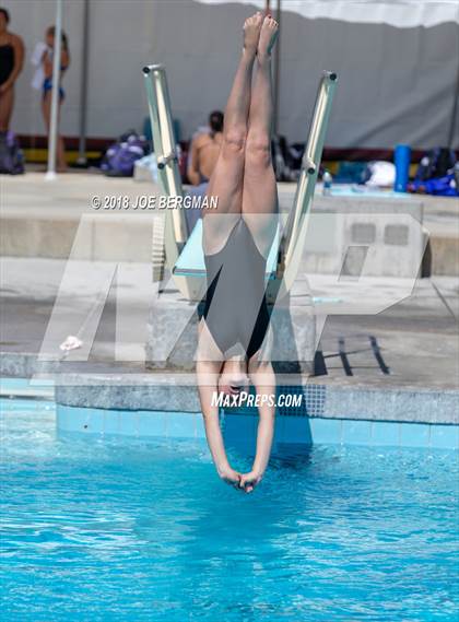 Thumbnail 3 in CIF Girls Diving Championships photogallery.