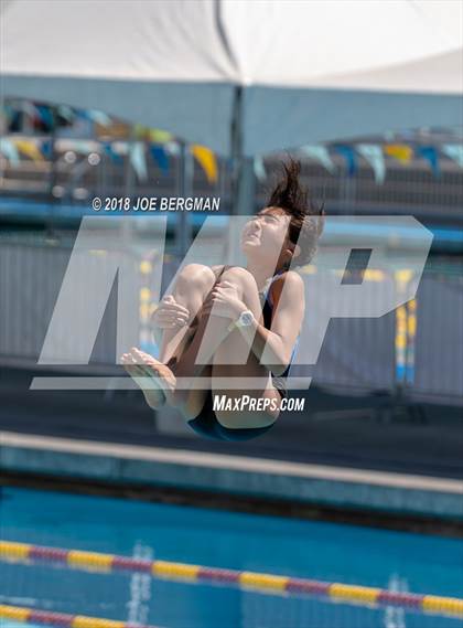 Thumbnail 2 in CIF Girls Diving Championships photogallery.