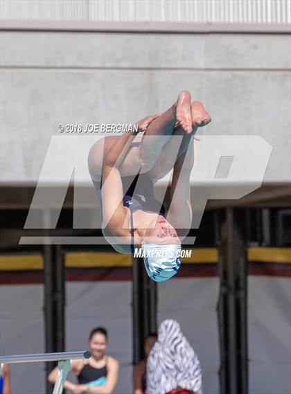 Thumbnail 3 in CIF Girls Diving Championships photogallery.