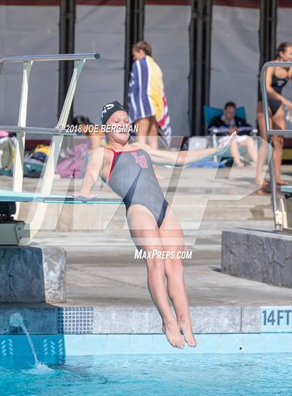 Thumbnail 3 in CIF Girls Diving Championships photogallery.