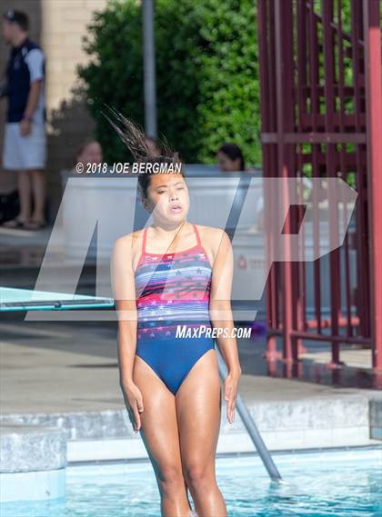 Thumbnail 3 in CIF Girls Diving Championships photogallery.