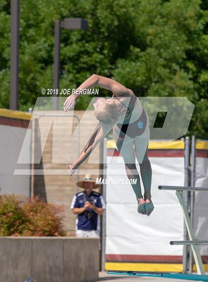 Thumbnail 2 in CIF Girls Diving Championships photogallery.