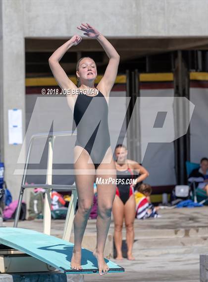 Thumbnail 2 in CIF Girls Diving Championships photogallery.