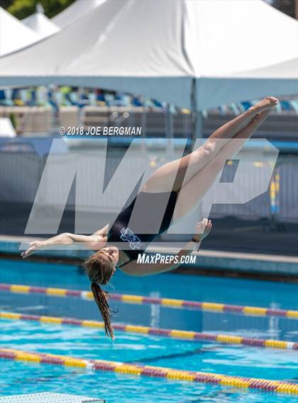 Thumbnail 3 in CIF Girls Diving Championships photogallery.