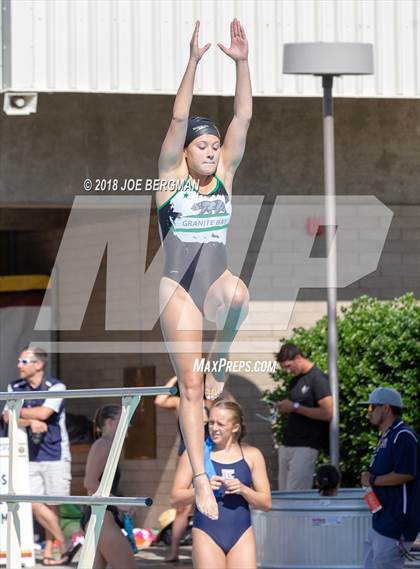 Thumbnail 3 in CIF Girls Diving Championships photogallery.