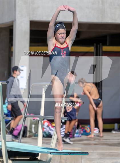 Thumbnail 2 in CIF Girls Diving Championships photogallery.