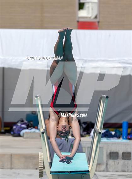 Thumbnail 2 in CIF Girls Diving Championships photogallery.