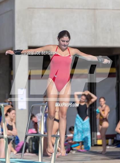 Thumbnail 3 in CIF Girls Diving Championships photogallery.