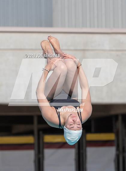 Thumbnail 3 in CIF Girls Diving Championships photogallery.