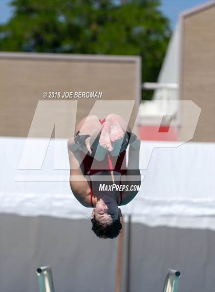 Thumbnail 3 in CIF Girls Diving Championships photogallery.